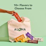 ALOHAs Plant-Based Chocolate Mint Protein Bars 12-Pack