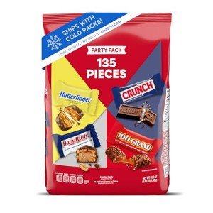 Assorted Candy Bars Bulk Pack – 135 Count
