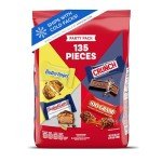 Assorted Candy Bars Bulk Pack – 135 Count