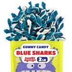 Blue Sharks Gummy Candy - 2lb Bulk Blue Raspberry