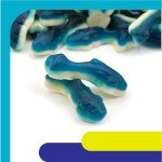 Blue Sharks Gummy Candy - 2lb Bulk Blue Raspberry