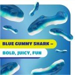 Blue Sharks Gummy Candy - 2lb Bulk Blue Raspberry