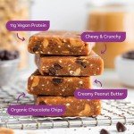 Peanut Butter Chocolate Chip Vegan Protein Bars