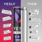 Yesly Mixed Berry Energy Drink - 12 Pack
