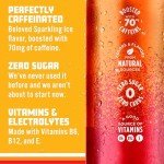 Strawberry Citrus Caffeine Sparkling Water, 12-Pack