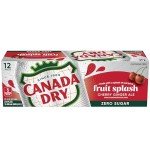 Canada Dry Cherry Ginger Ale Zero Sugar - 12 Pack