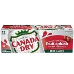 Canada Dry Cherry Ginger Ale Zero Sugar - 12 Pack