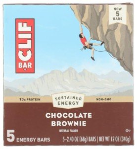 CLIF BAR Chocolate Brownie Energy Snacks (5 Pack)