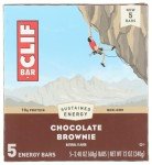 CLIF BAR Chocolate Brownie Energy Snacks (5 Pack)