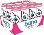 Bang Energy Cotton Candy - Sugar-Free Energy Drink 12-Pack