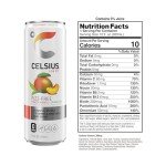 Celsius Peach Mango Energy Drink - 12 Pack