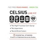 Celsius Peach Mango Energy Drink - 12 Pack