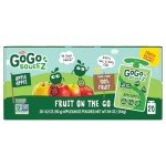 GoGo squeeZ Apple Puree Snacks, 20 Pack