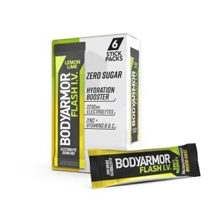 BODYARMOR Flash IV Lemon Lime Electrolyte Drink Mix