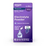 Electrolyte Powder Packets, Grape Flavor, 6 Count