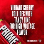 PRIME Cherry Limeade Zero Sugar Energy Drink 12-Pack