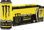 Monster Energy Rehab Lemonade Iced Tea, 15 Pack