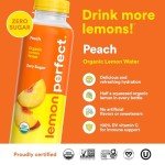 Lemon Perfect Peach Hydrating Lemon Water, 15.2 oz