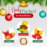 30 Pack Christmas Gummy Candy - Fun Holiday Treats