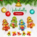 30 Pack Christmas Gummy Candy - Fun Holiday Treats