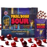 Final Boss Sour Candy - Super Sour Gummies, 10 Bags