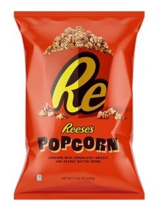 Reese's Popcorn Drizzled with Peanut Butter & Chocolate