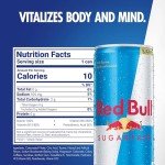 Red Bull Sugar Free Energy Drink, 24-Pack