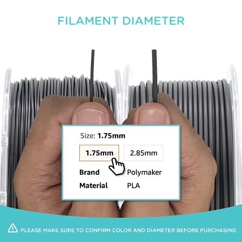 Polymaker PA6-GF Grey Nylon Filament 1.75mm