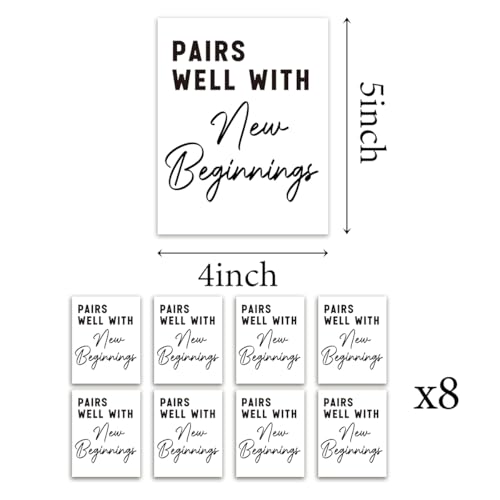 Beginner Wine Labels for Celebrations - 8 Pack