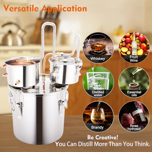 5 GAL Complete Distillery Kit for Whiskey & Brandy
