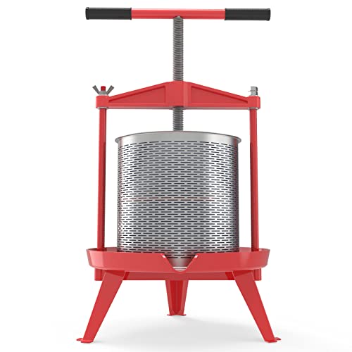 Heavy-Duty Stainless Steel Fruit and Wine Press
