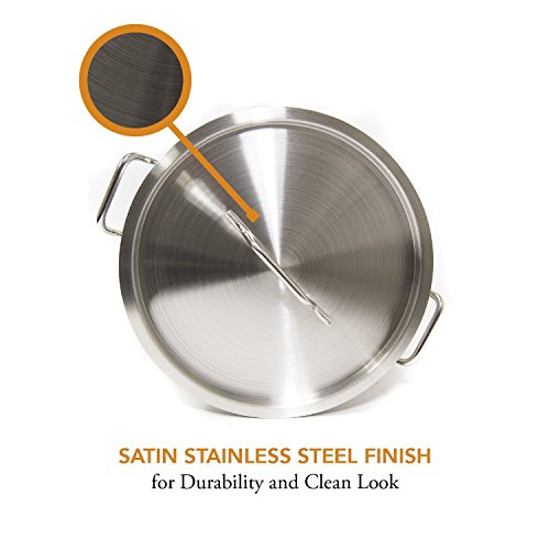 5 Gallon Stainless Steel Brew Kettle with Lid