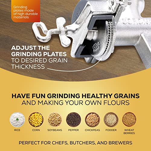High Hopper Manual Corn and Grain Grinder