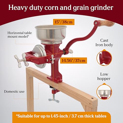 Estrella 14" Manual Crank Corn Grinder