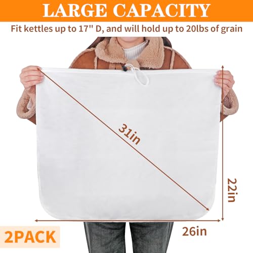 Extra Large Reusable Brew Bags - 2 Pack