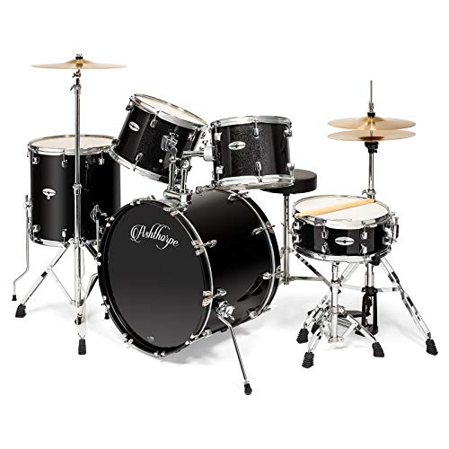 Ashthorpe 5-Piece Adult Drum Set with Remo Heads