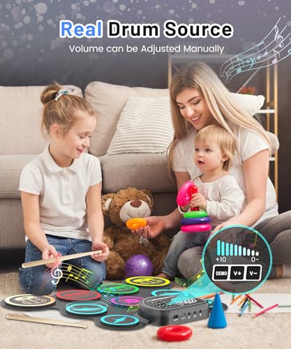 Sboet Electronic Drum Set: Portable, Headphone Jack, Playtime