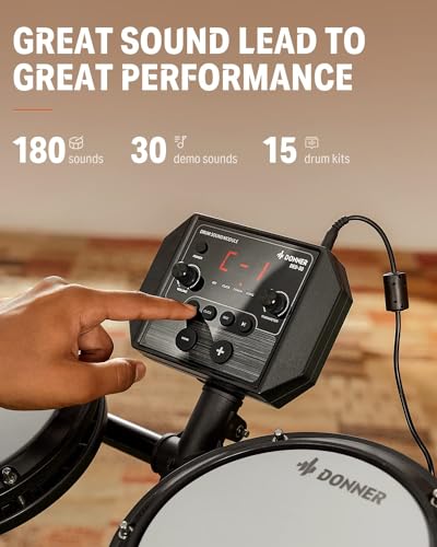 Donner DED-80 Electronic Drum Kit + Extras