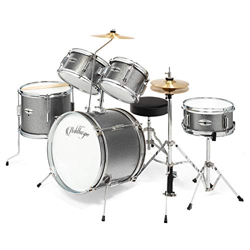 Ashthorpe Junior Drum Set - 5-Piece Complete Kit