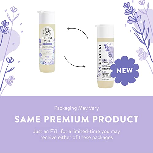The Honest Company Truly Calming Lavender Shampoo + Body Wash Tear Free Baby Shampoo + Body Wash Naturally Derived Ingredients Sulfate & Paraben Free Baby Wash 10 Fl Oz (Pack of 1)