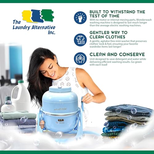 The Laundry Alternative Wonderwash Non-electric Portable Compact Mini Washing Machine
