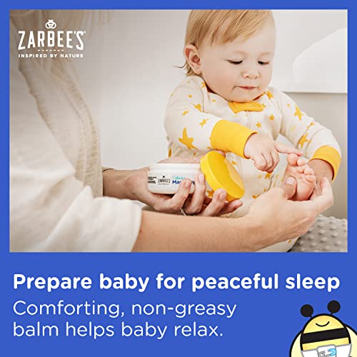 Zarbee's Baby Calming Massaging Balm with Shea Butter, Lavender and Chamomile, 2 Ounce