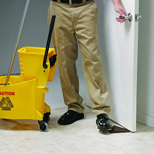 Shepherd Hardware 9133 Heavy Duty Rubber Door Wedge, Brown