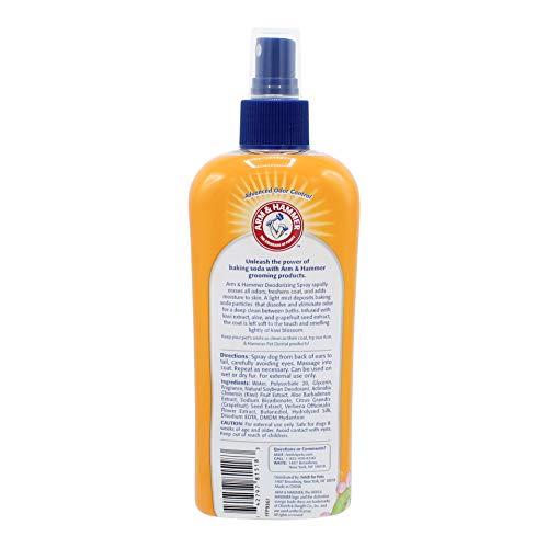 Arm & Hammer for Pets Super Deodorizing Spray for Dogs | Best Odor Eliminating Spray for All Dogs & Puppies | Fresh Kiwi Blossom Scent That Smells Great, 8 Ounces