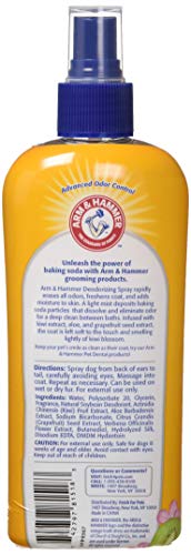 Arm & Hammer for Pets Super Deodorizing Spray for Dogs | Best Odor Eliminating Spray for All Dogs & Puppies | Fresh Kiwi Blossom Scent That Smells Great, 8 Ounces