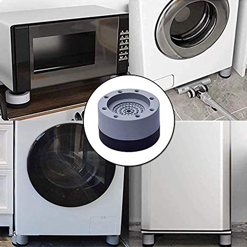 4 Pcs Washing Machine Anti Vibration Pads, Raise Height Anti Slip and Noise-reducing Washing Machine and Dryer Foot Pads for all Washing Machine