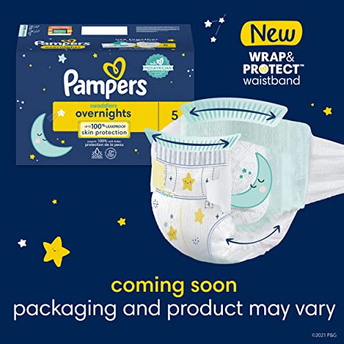 Diapers Size 3, 66 Count - Pampers Swaddlers Overnights Disposable Baby Diapers, Super Pack