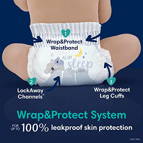 Diapers Size 3, 66 Count - Pampers Swaddlers Overnights Disposable Baby Diapers, Super Pack