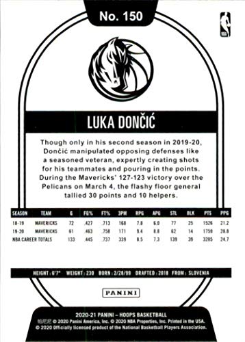 Dallas Mavericks 2020 2021 Hoops Factory Sealed 9 Card Team Set with Luka Doncic Plus Rookie Cards of Josh Green, Tyrell Terry and Tyler Bey