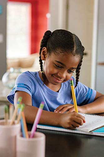 TICONDEROGA My First Pencils, Wood-Cased #2 HB Soft, Pre-Sharpened with Eraser, Yellow, 2-Pack (33306)